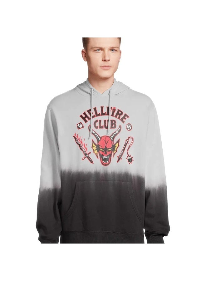 سترانجر ثينكينج هودي Stranger Things x Hellfire Club - متدرج الألوان - Image 4